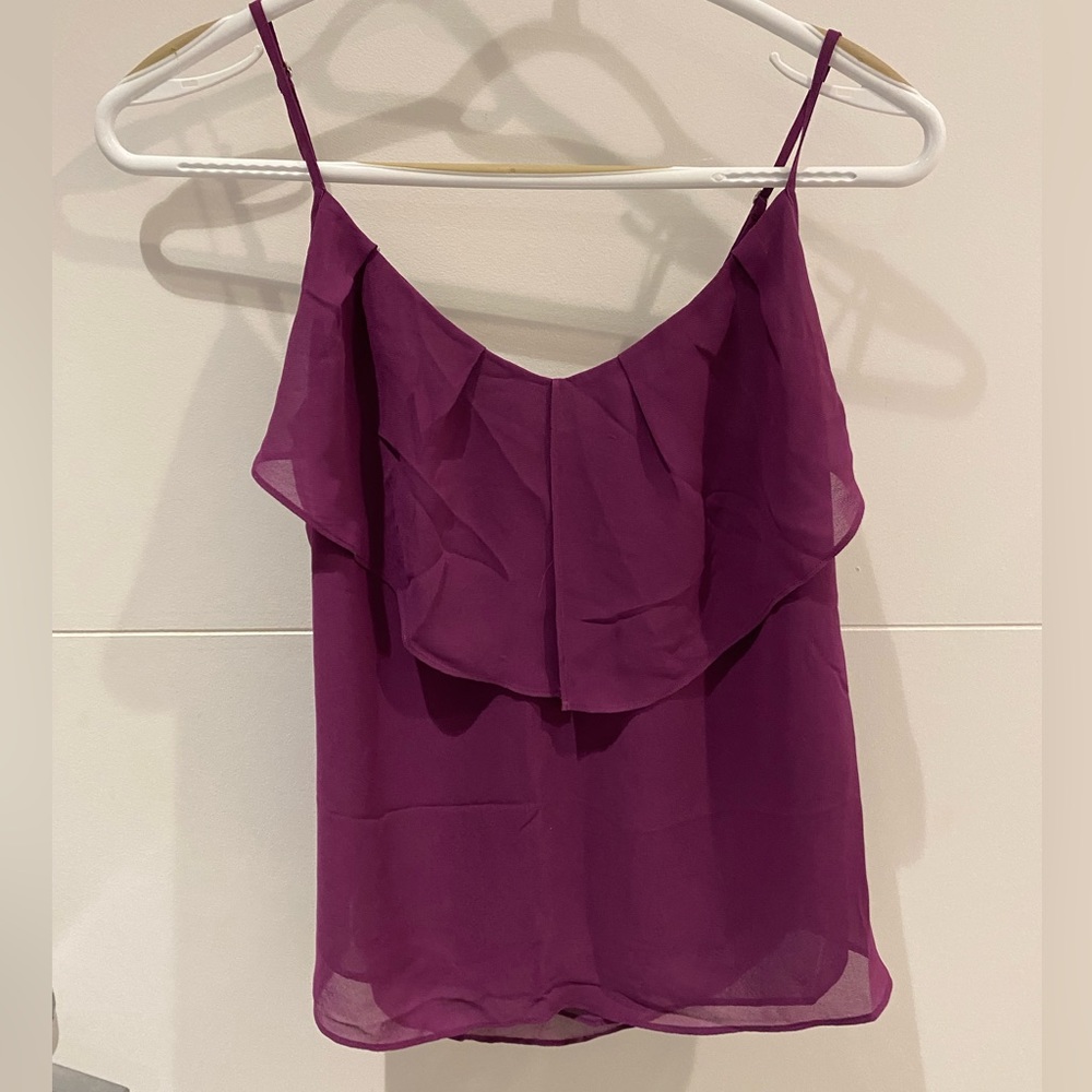 small purple guess tank top